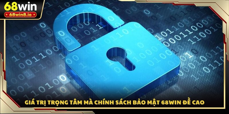 Giá trị trọng tâm mà chính sách bảo mật 68WIN đề cao