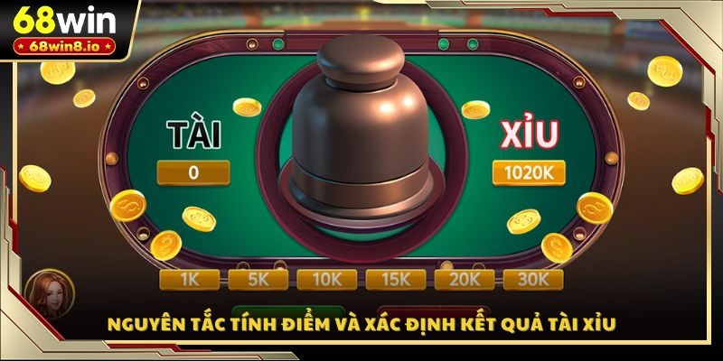 Nguyên tắc tính điểm và xác định kết quả Tài Xỉu